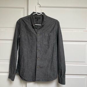 Untucked slim fit banana republic shirt